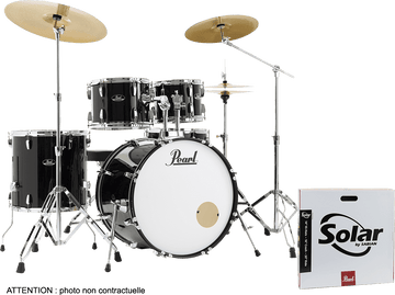 ROADSHOW STAGE 22 + B-50 JET BLACK + SOLAR CYMBALS