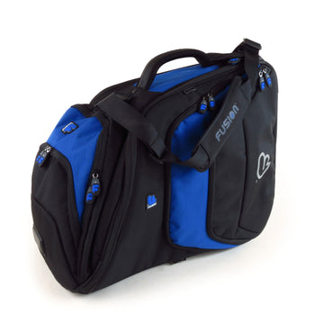 Premium Pro Black/Blue Horn (Fixed Bell) Case