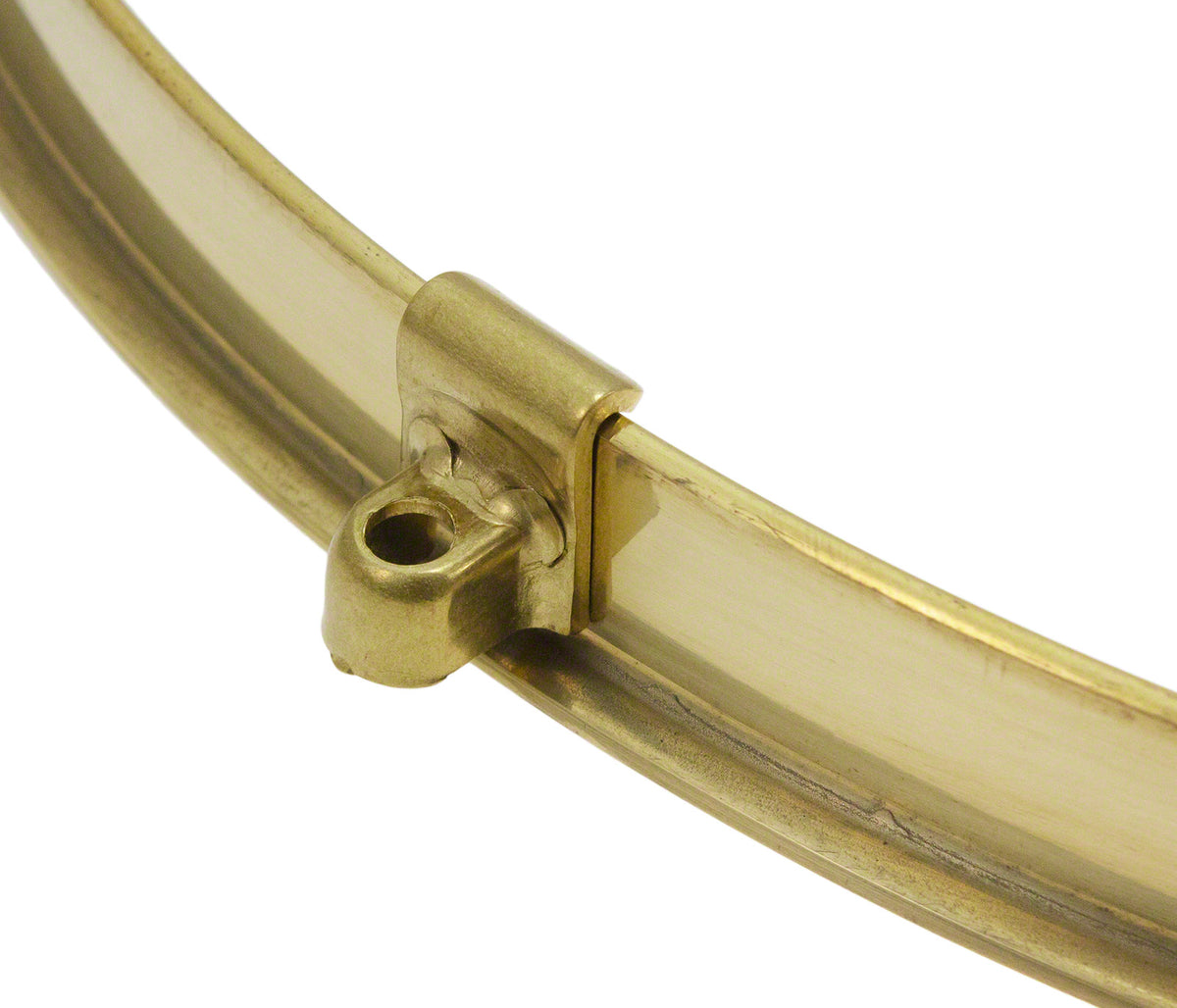 HSFB23-14RA - 14" 2.3MM RAW BRASS SINGLE FLANGE DRUM HOOP
