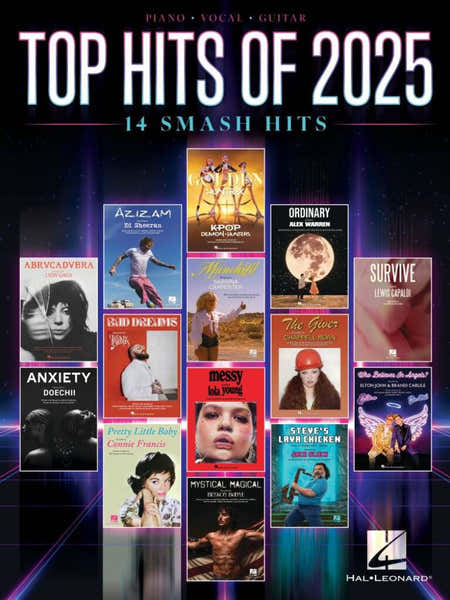 Hal Leonard Top Hits Of 2025 PVG