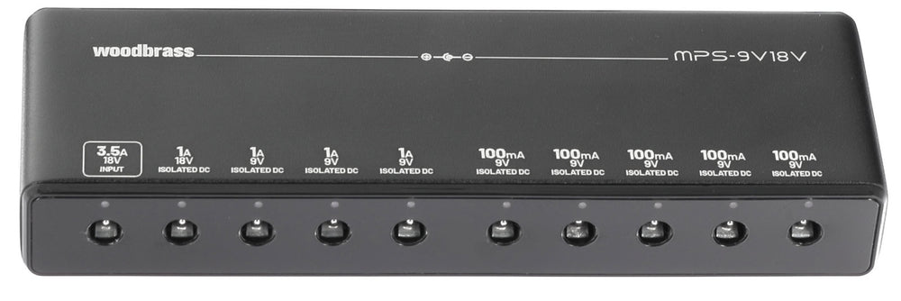 MPS-9V18V, Slim Power Supply for 9 Pedals