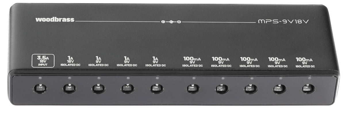 MPS-9V18V, Slim Power Supply for 9 Pedals