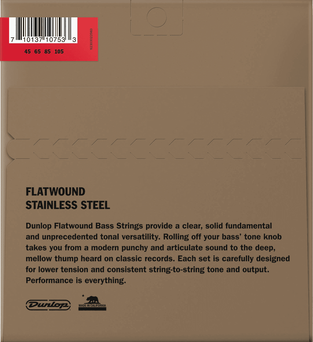 DBFS45105S Stainless Steel Flatwound Short Scale 45-105