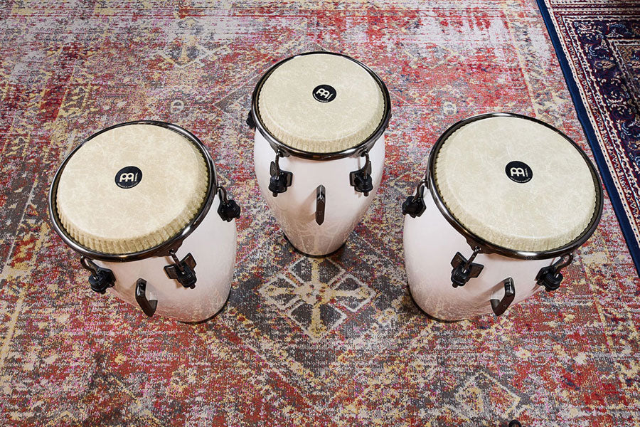 Artist Series Roberto Serrano Tumba 12 1/2" /REMO® Fiberskyn Heads - Pearl White