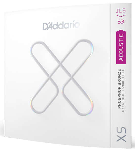 D'ADDARIO XSAPB11552 XS - CUSTOM LIGHT PLUS 11.5-53