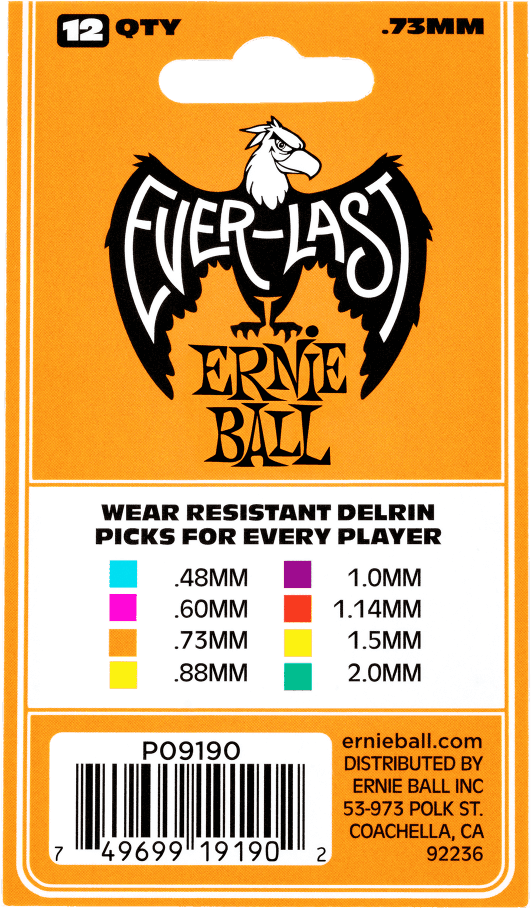 Picks Everlast 12-Pack Blue 0,73mm