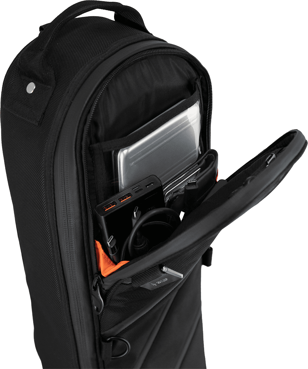 Hollow-Body Gigbag Es-335 - M80 Vertigo Ultra Black (Wheels)
