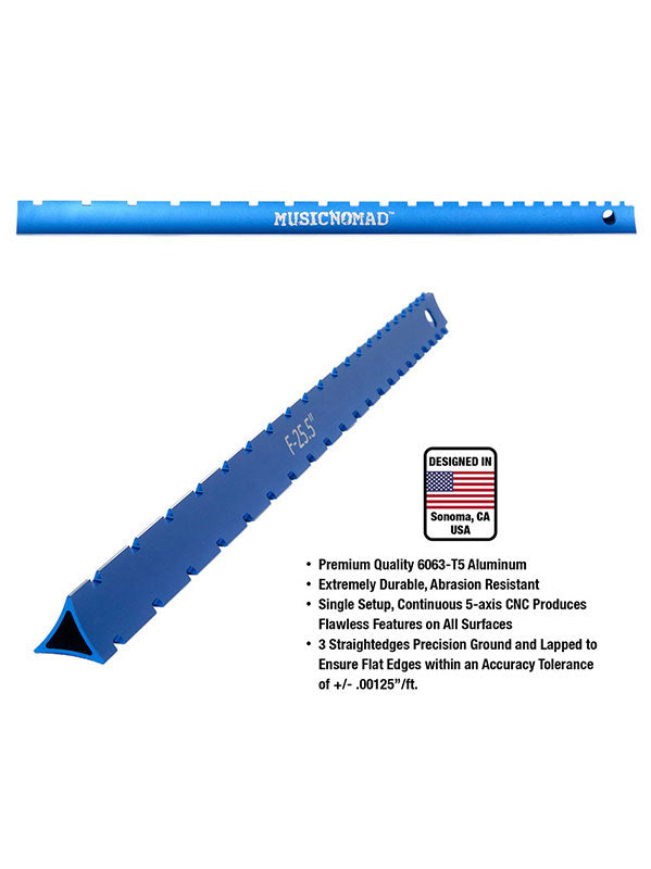 MN821 TRI-BEAM 3-IN-1 - MEASURING SCALE FOR PLANNING FINGERBOARD AND FRETS