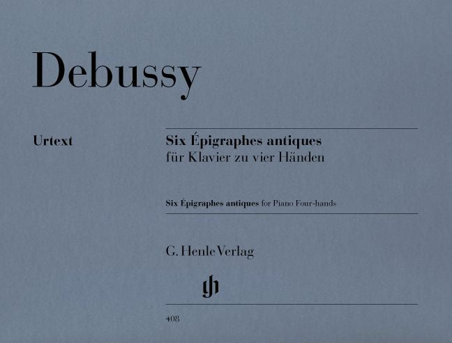 Debussy C. - Six Epigraphes Antiques