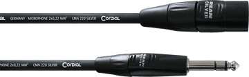 AUDIO CABLE XLR MALE/STEREO JACK 3 M