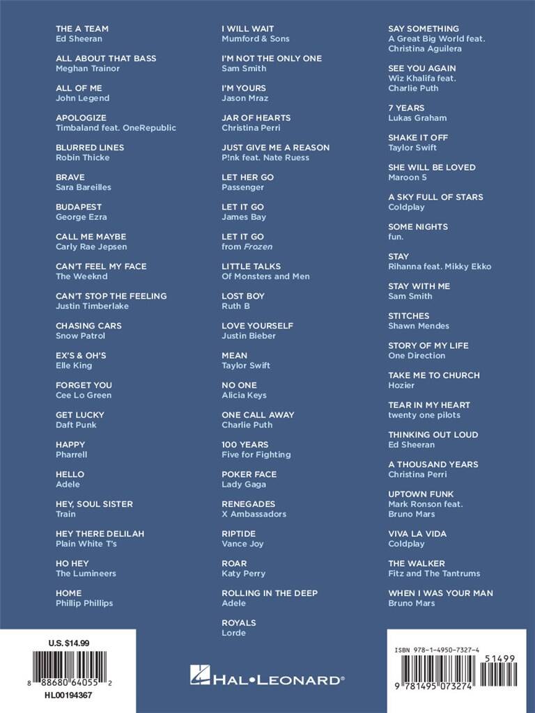 Hit Songs - Super Easy Songbook