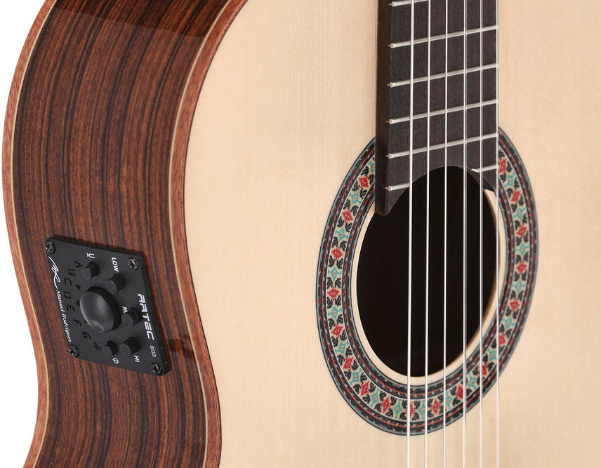 Exótica Santos Pavo Real Electro-Acoustic Spruce/Santos EX-SS-EA glossy