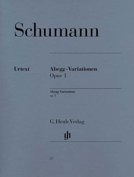 SCHUMANN R. - ABEGG VARIATIONS F MAJOR OP. 1