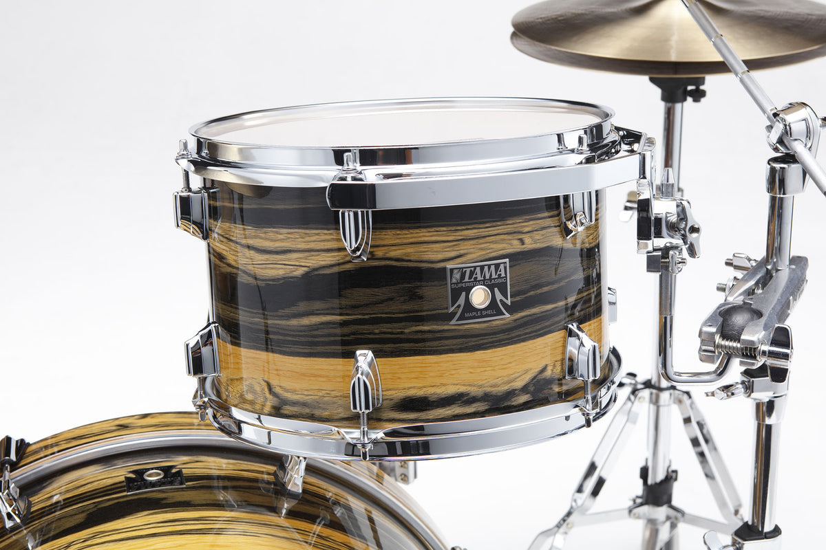 Superstar Classic Rock 22" Natural Ebony Tiger Wrap