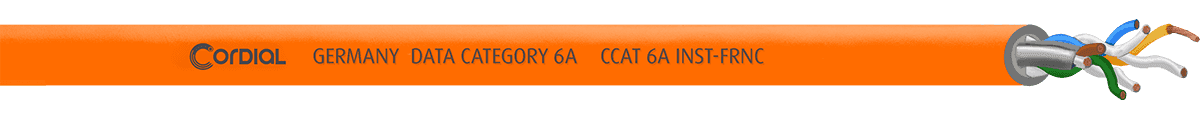 Network Cable Reel CAT6a Installation 100 M