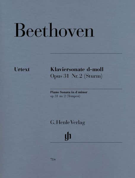 Beethoven L.V. - Piano Sonata No. 17 D Minor Op. 31,2 [Tempest]