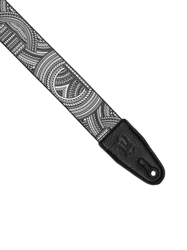 TATTOO SERIES - 5 CM POLYESTER LEATHER TIP WITH TATTOO MOTIFS - DESIGN 002