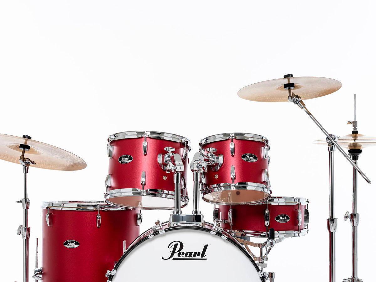 ROADSHOW FUSION 20 MATTE RED + SOLAR CYMBALS