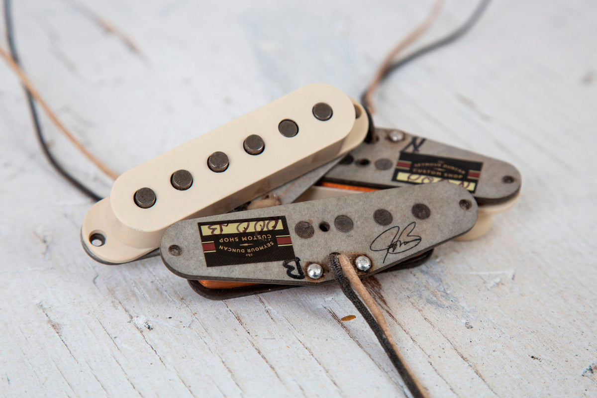 Pickups Strat Custom Shop Joe Bonamassa Greenburst 64 limited edition