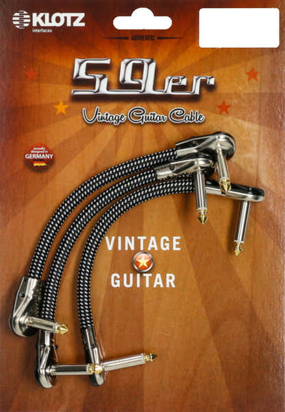 Klotz VINPAN0015 VINTAGE PANHEAD PATCH 0,15M JACK 2P.90-JACK 2P.  90