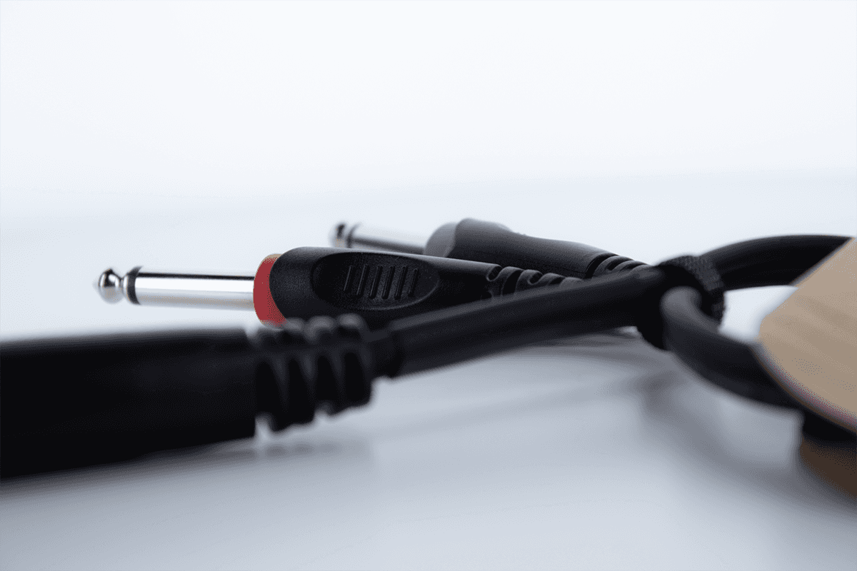 Cable Y Breakout Stereo Jack Female / 2 Mono Jacks Male 30 cm