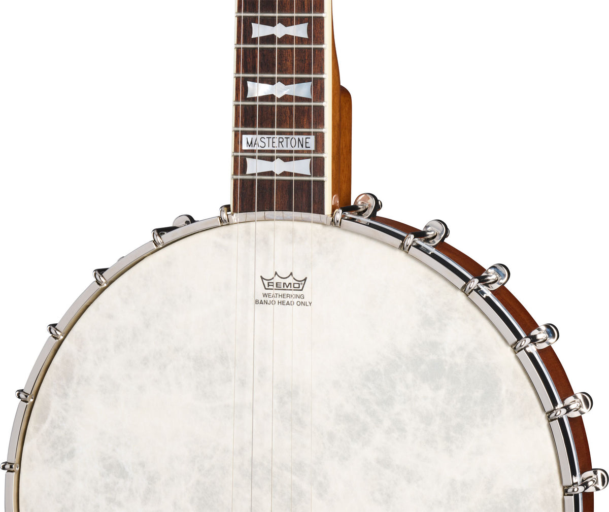 Mastertone Bowtie Open Back Banjo Natural Ibgcs