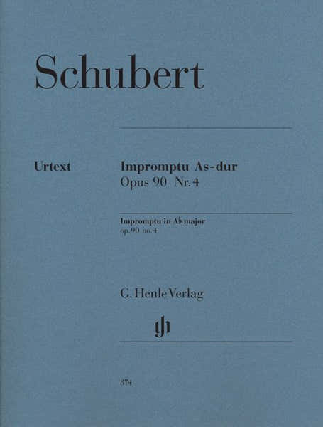 Henle Verlag Schubert F. - Romptu A Flat Major Op. 90,4 D 899