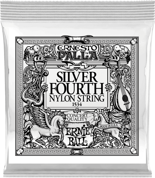 Ernie Ball SILVER 4TH ERNESTO PALLA NYLON CLASSICAL GUITAR STRINGS