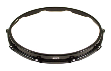 Hoop 14" 1 Tension Rod Resonant Snare Drum - Black