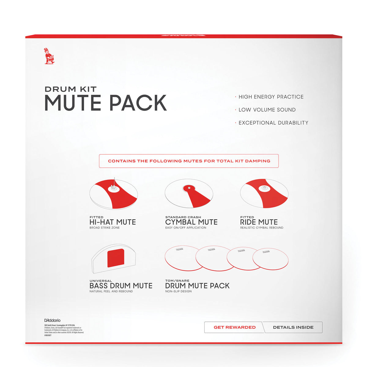 Set of SoundOff Fusion mutes 1/12/14/14 - 18 TO 26 + Cymbals