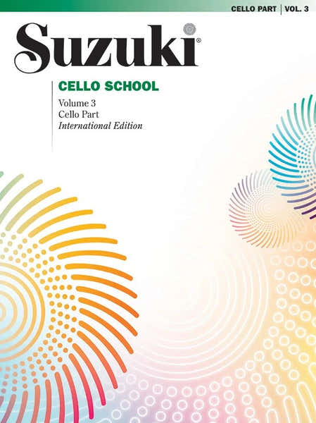 Alfred Publishing Suzuki Cello School Part Vol.3