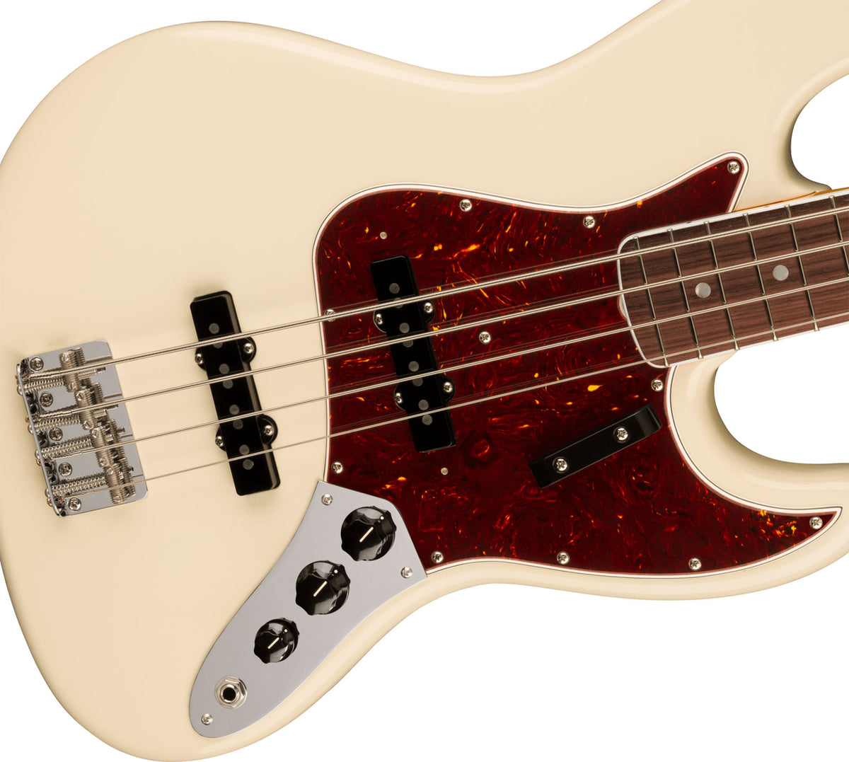 Jazz Bass 1966 American Vintage II Rw Olympic White