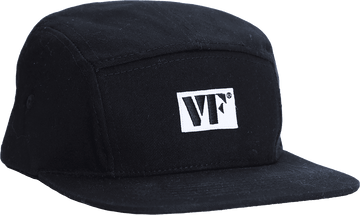 Black 5-Panel Camp Hat