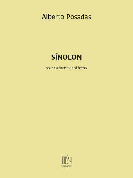 Durand POSADAS ALBERTO - SINOLON - CLARINETTE