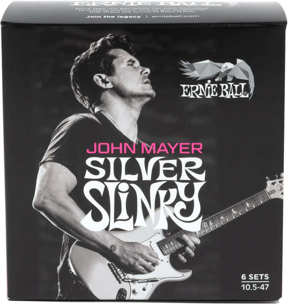 Silver Slinky Nickel Wound Signature John Mayer - 10,5-47 - Pack De 6