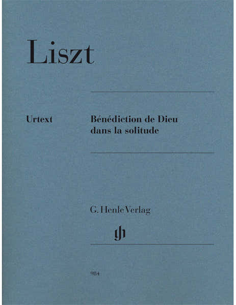 Henle Verlag Liszt F. - Benediction De Dieu Dans La Solitude - Piano