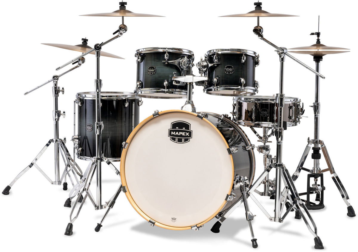 armory pop rock 5 drum shells black onyx