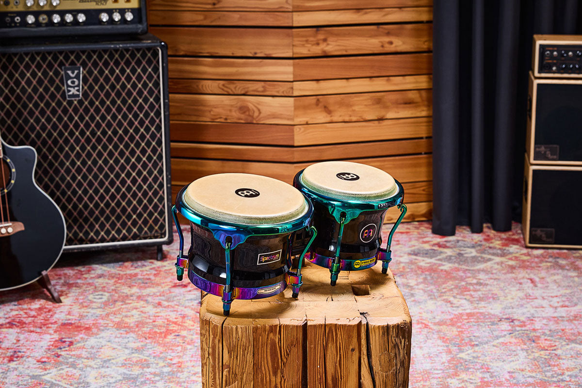 Marathon Spectrum Series Bongo 7" Macho & 8 1/2" Hembra - Phantom Black