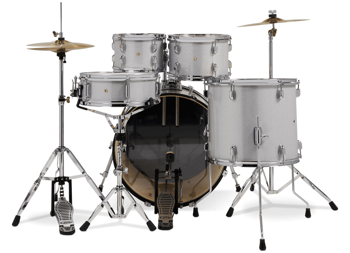 E-DRUM SETS CENTERSTAGE DIAMOND WHITE SPARKLE PDCE2215KTDW