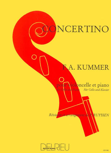 Kummer - Concertino En Do Maj. - Violoncelle Piano