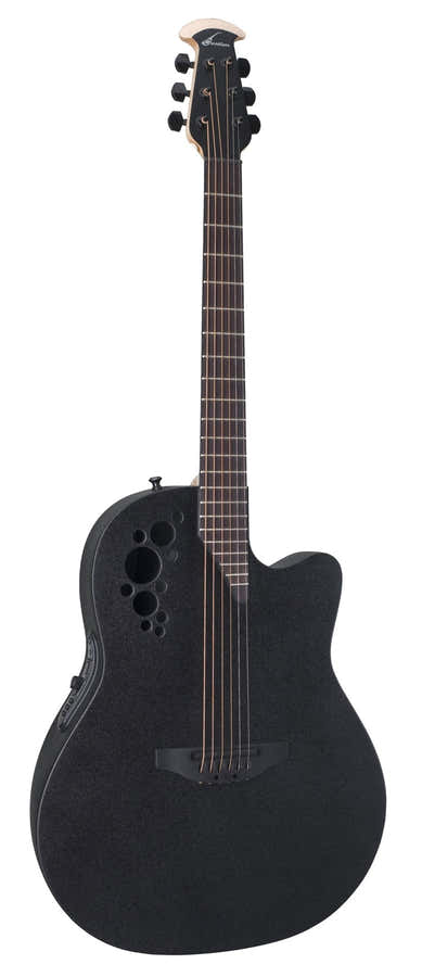 Elite Tx Deep Contour Cutaway Black Textured