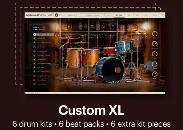XLN Audio Addictive Drums 2 Custom XL Collection
