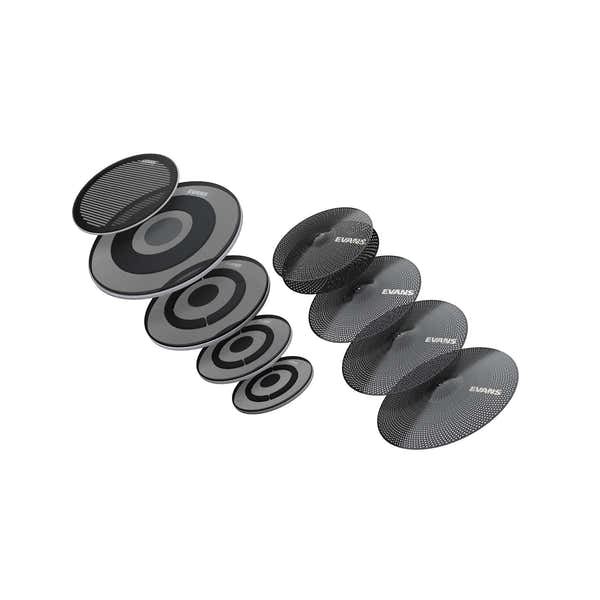 Evans PACK STAGE ROCK SYSTEM + CYMBALS DB ONE + 14" AND 22"