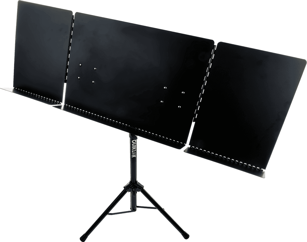MS320 ORCHESTRA STAND 3 PAGES BLACK