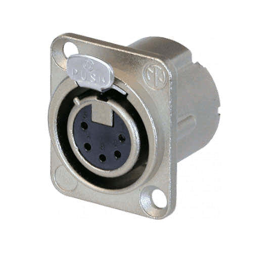 Neutrik AUDIO CONNECTORS XLR EMBASES XLR DLX 5-PIN FEMALE