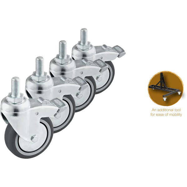 Sonic Energy TMGS-W - 4 WHEELS SET ROUES FOR GONG STAND