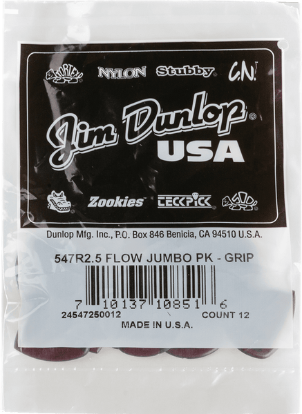 Dunlop 12 x 2,50mm Flow Jumbo Grip