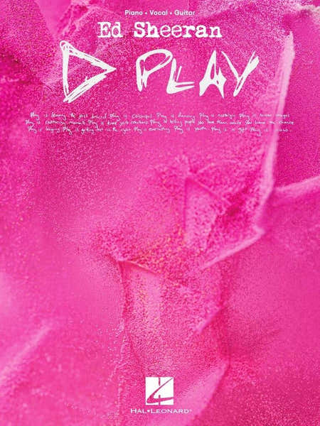 Hal Leonard Ed Sheeran - Play - PVG