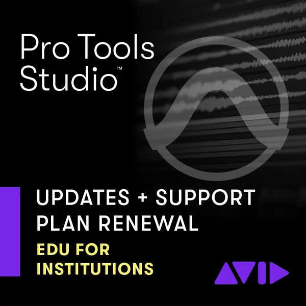 AVID Pro Tools Studio Education INST UPD Plan Renew