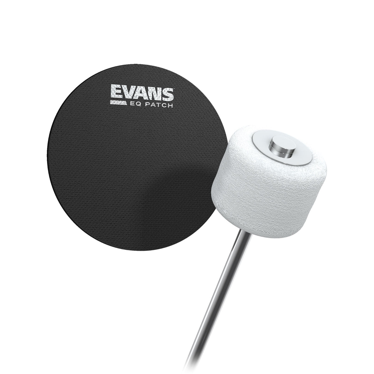 Evans EQPB1 - BLACK NYLON SINGLE PATCH X2